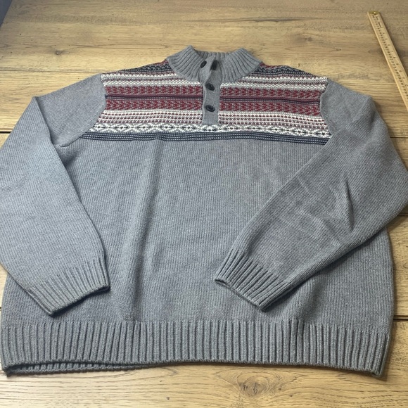 Men’s Chaps Mock Turtleneck Sweater Size Large - Picture 1 of 5